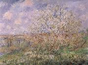 Claude Monet Springtime in Vetheuil France oil painting artist